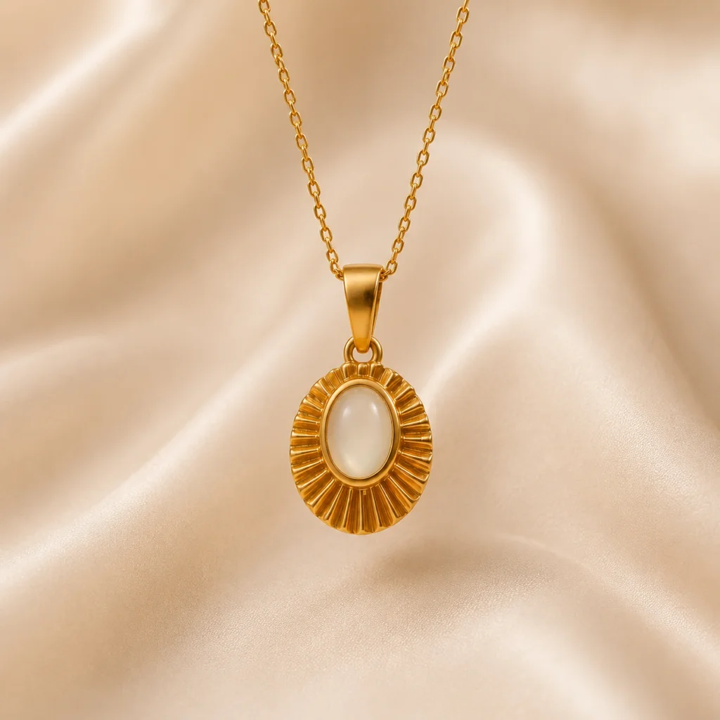 Golden Radiance Pendant