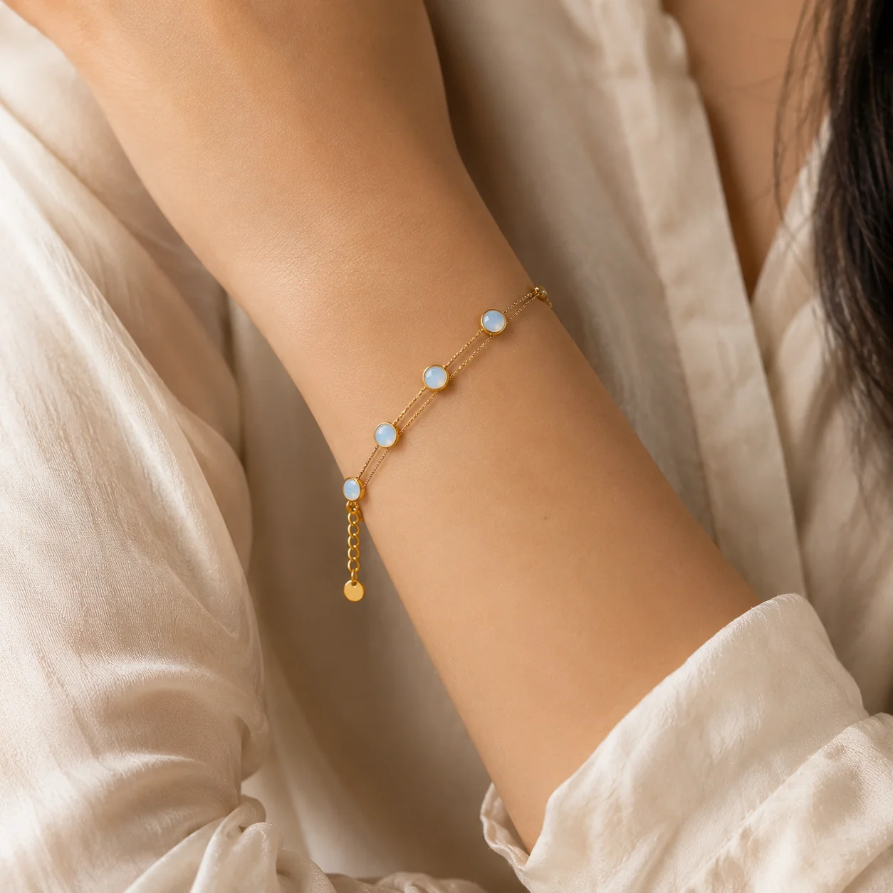 Luminous Opal Harmony Bracelet