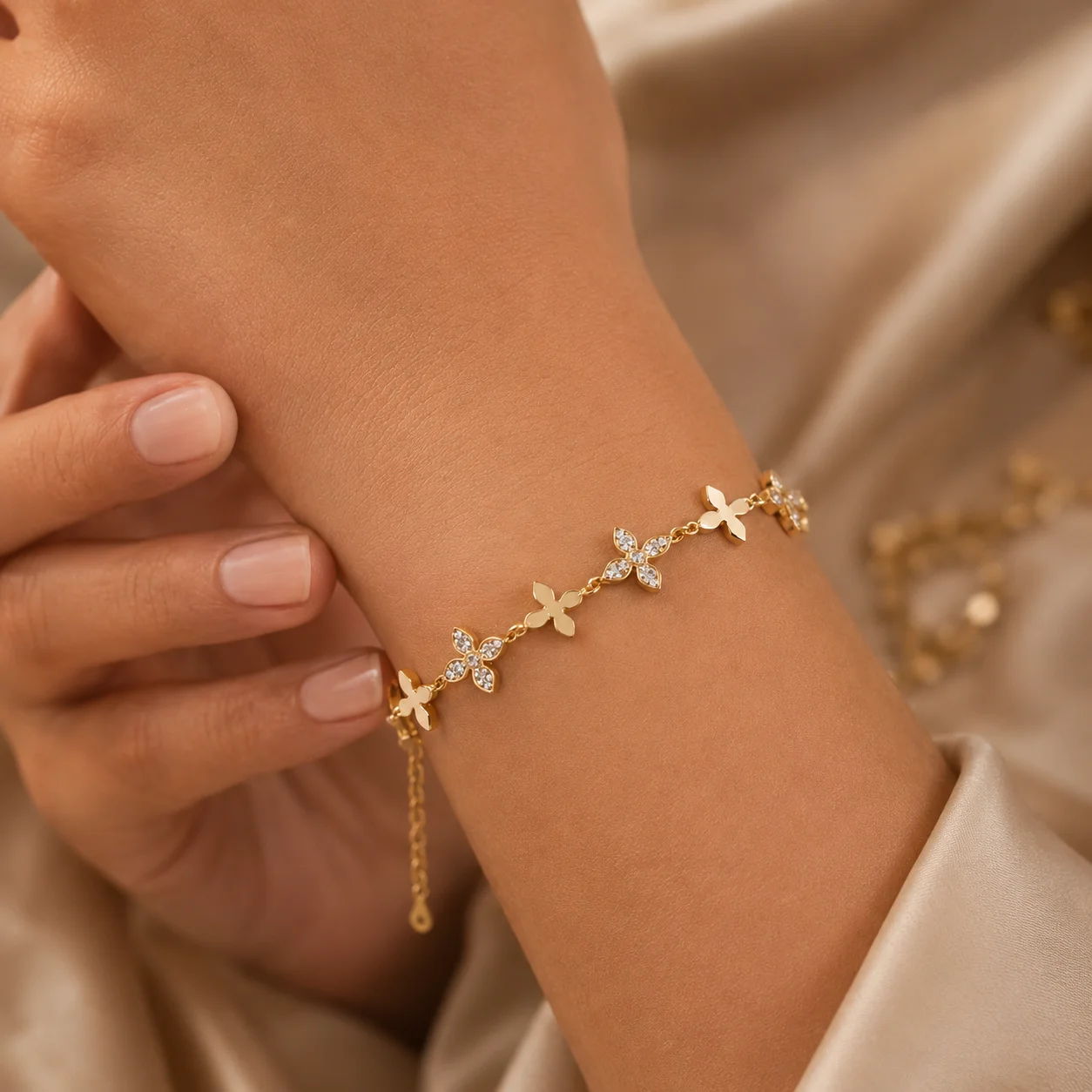 Starlight Elegance Charm Bracelet - Image 2