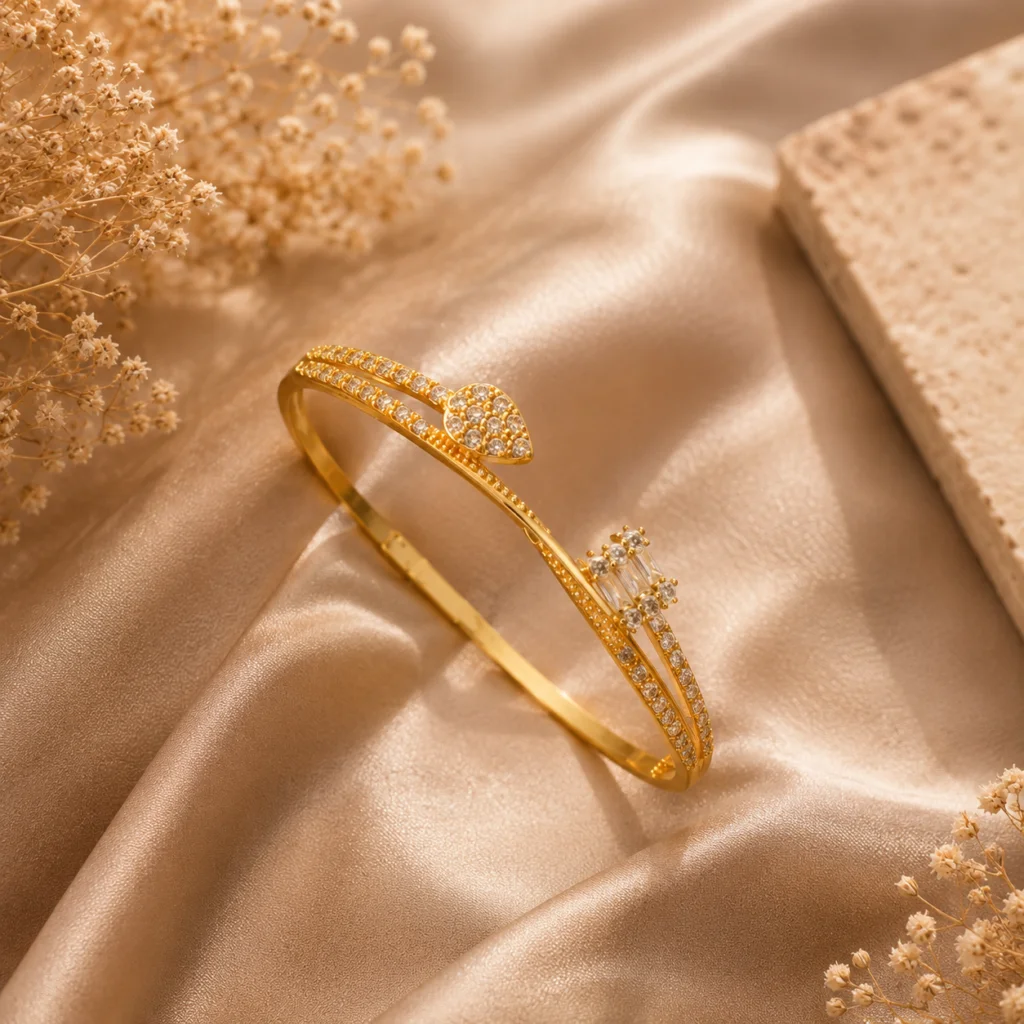Twilight Duo Gold‑Tone Bracelet