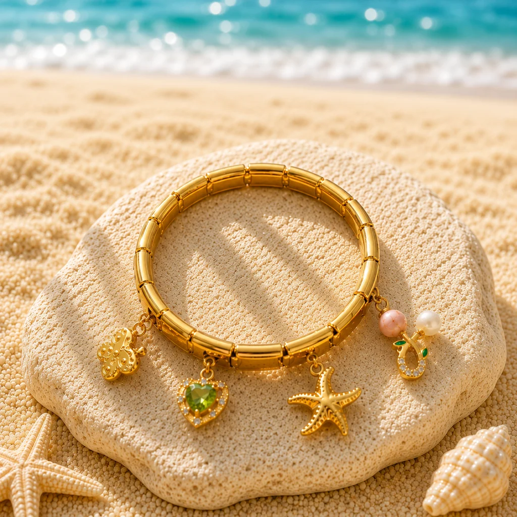 Ocean Bloom Charm Bracelet