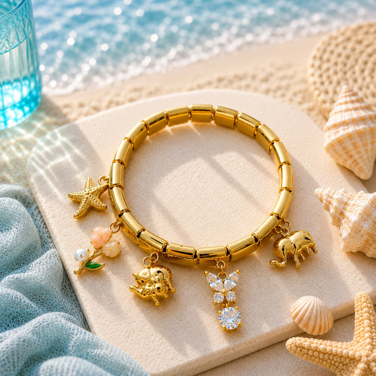 Coastal Harmony Charm Bracelet