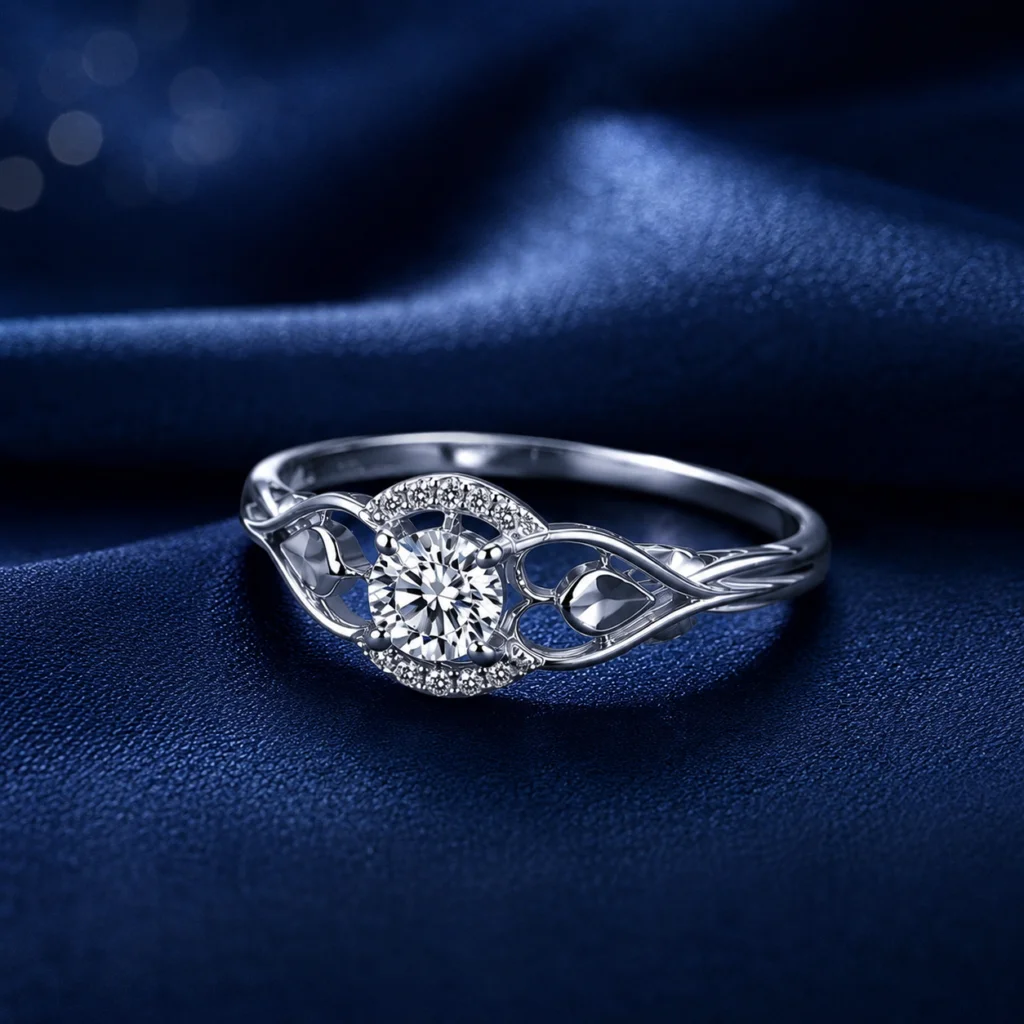 Halo Grace Adjustable Anti‑Tarnish Ring