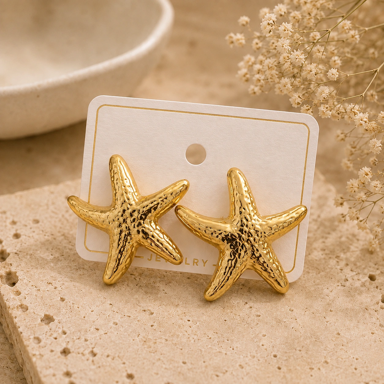 Aurora Tide Starfish Earrings